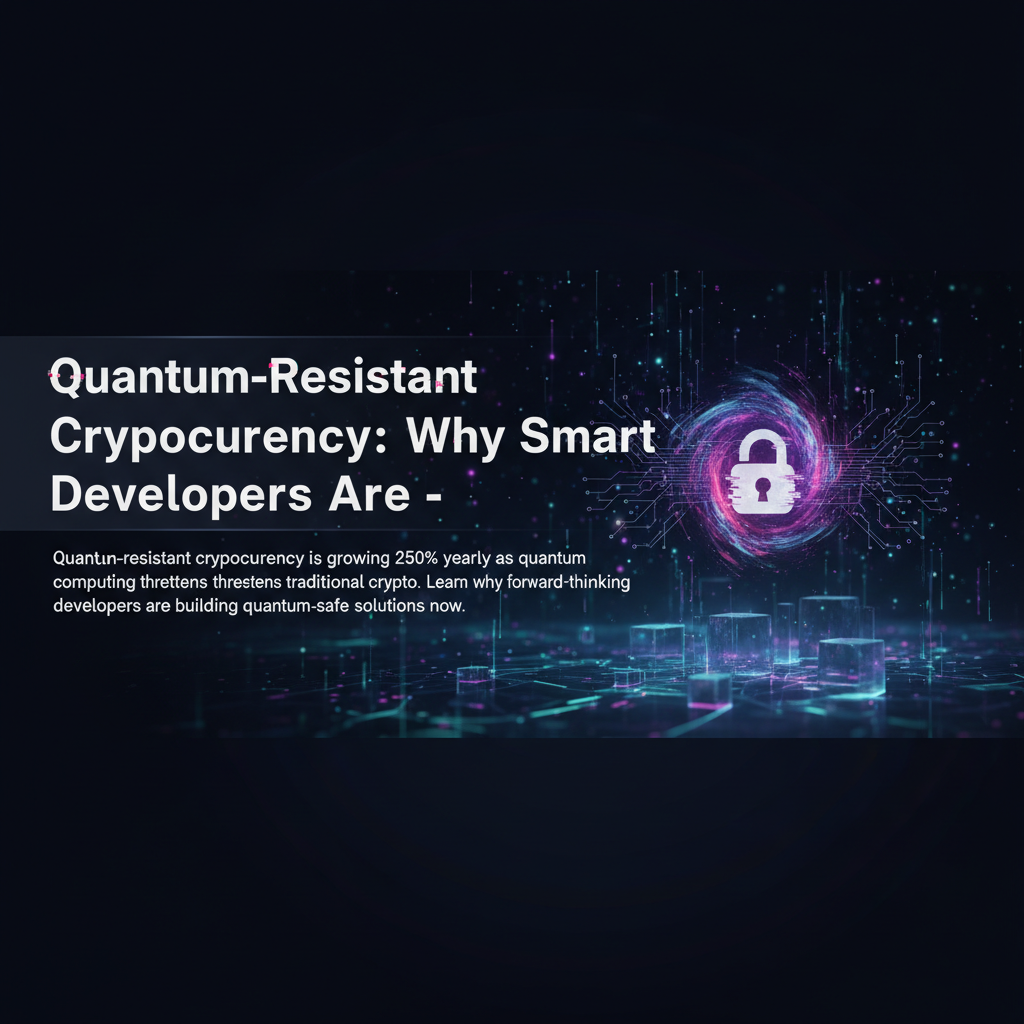 Quantum-Resistant Cryptocurrency: Why Smart Developers Are