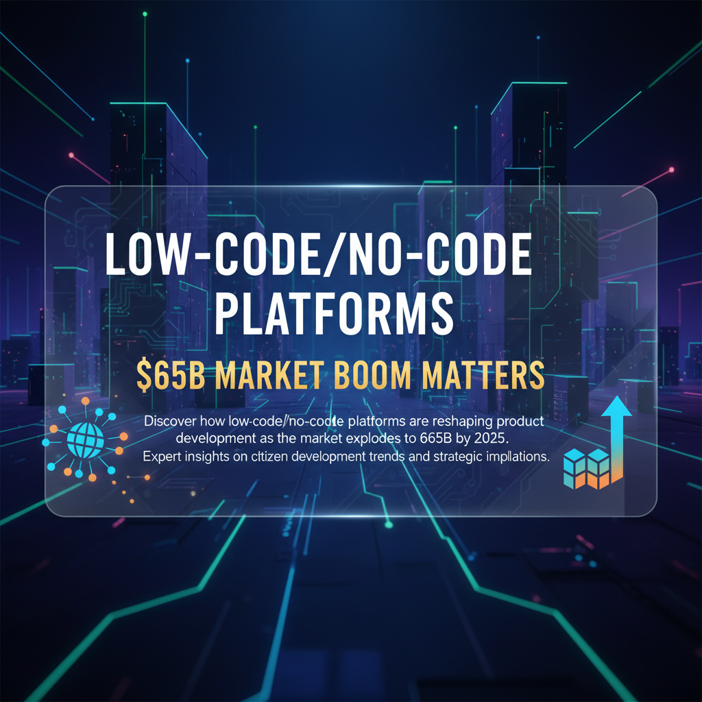 Low-Code/No-Code Platforms: Why the $65B Market Boom Matters