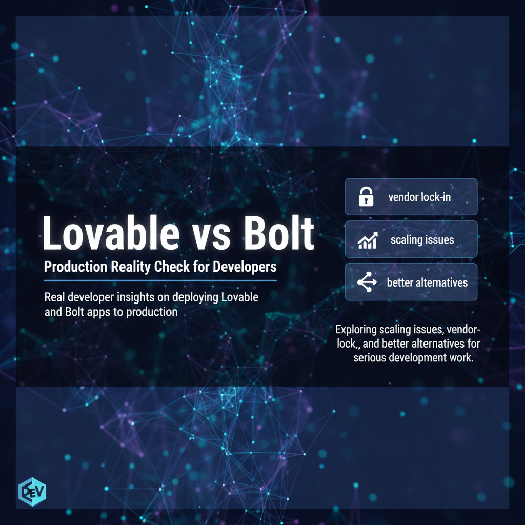 Lovable vs Bolt: Production Reality Check for Developers