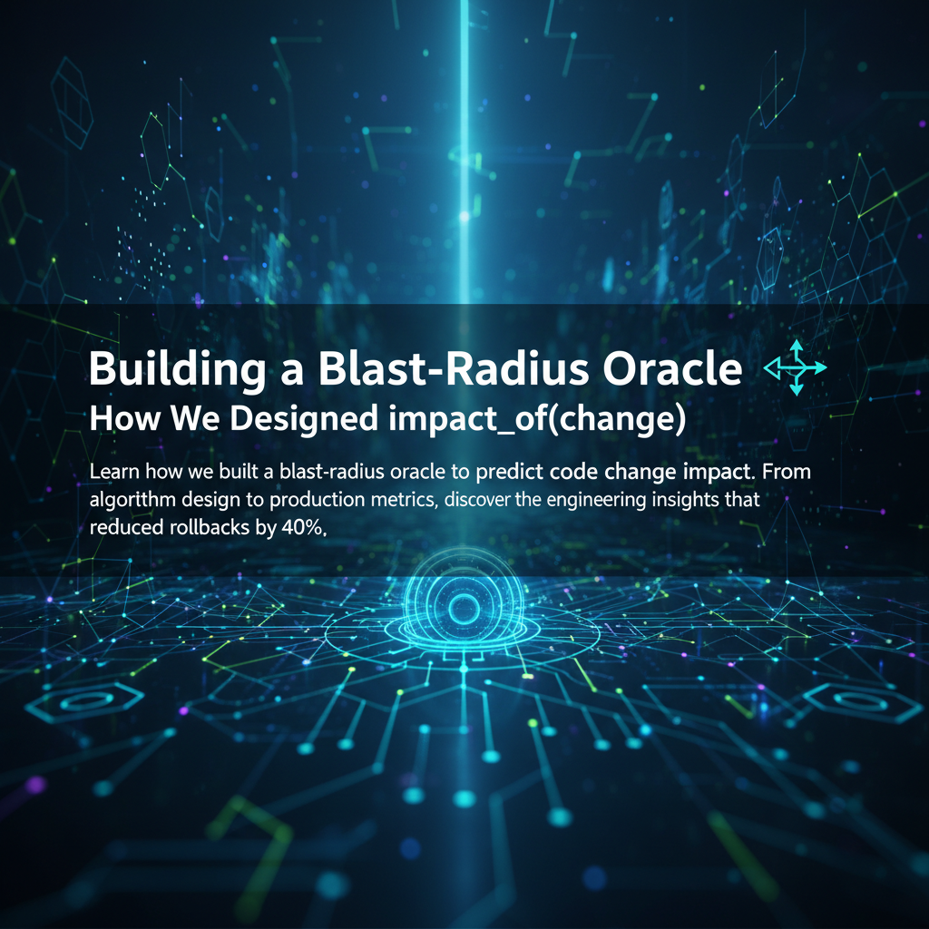 Building a Blast-Radius Oracle: How We Designed impact_of(change)