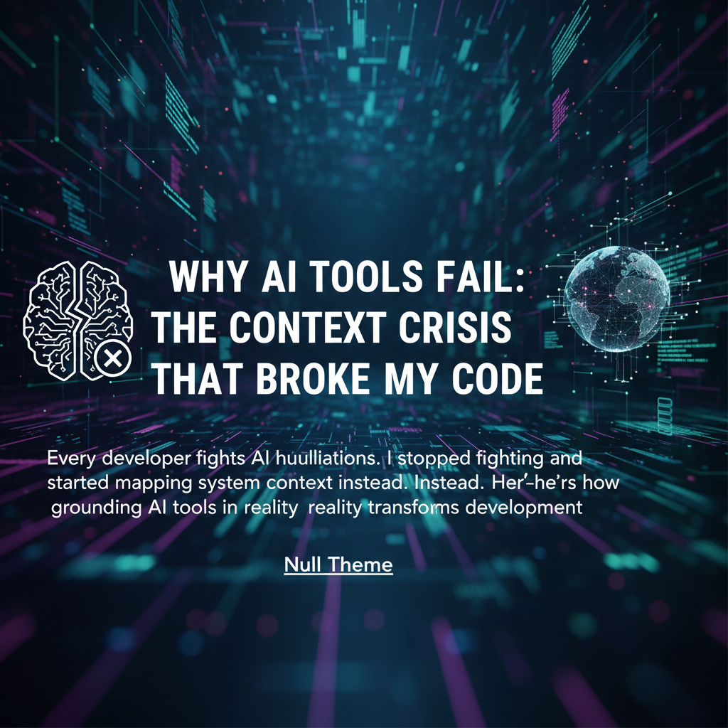 Why AI Tools Fail: The Context Crisis That Broke My Code