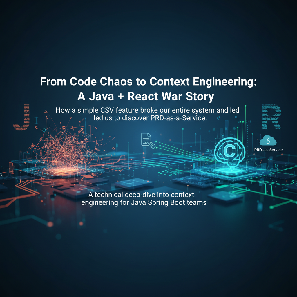 From Code Chaos to Context Engineering: A Java + React War Story