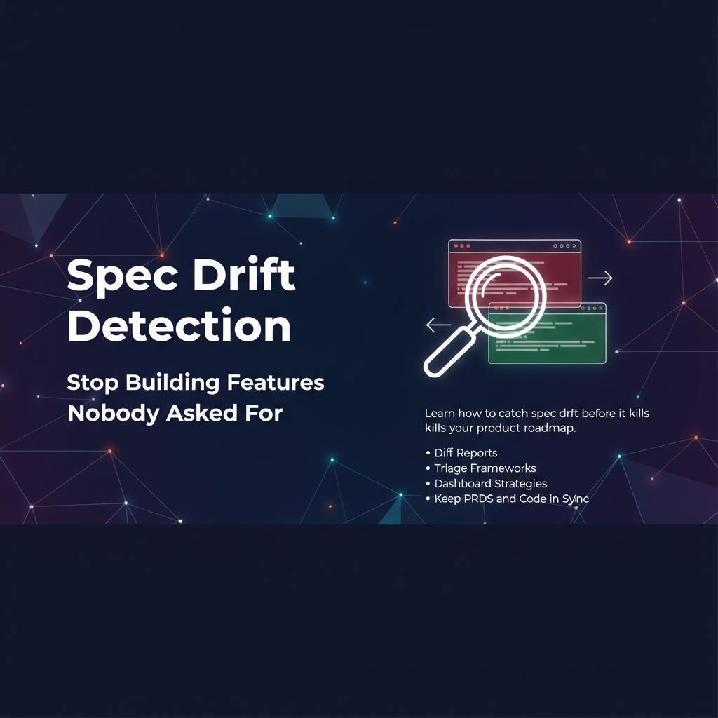 Spec Drift Detection: Stop Building Features Nobody Asked For