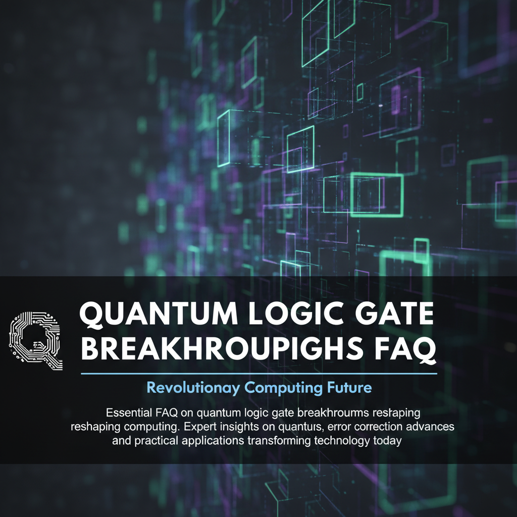 Quantum Logic Gate Breakthroughs FAQ: Revolutionary Computing Future