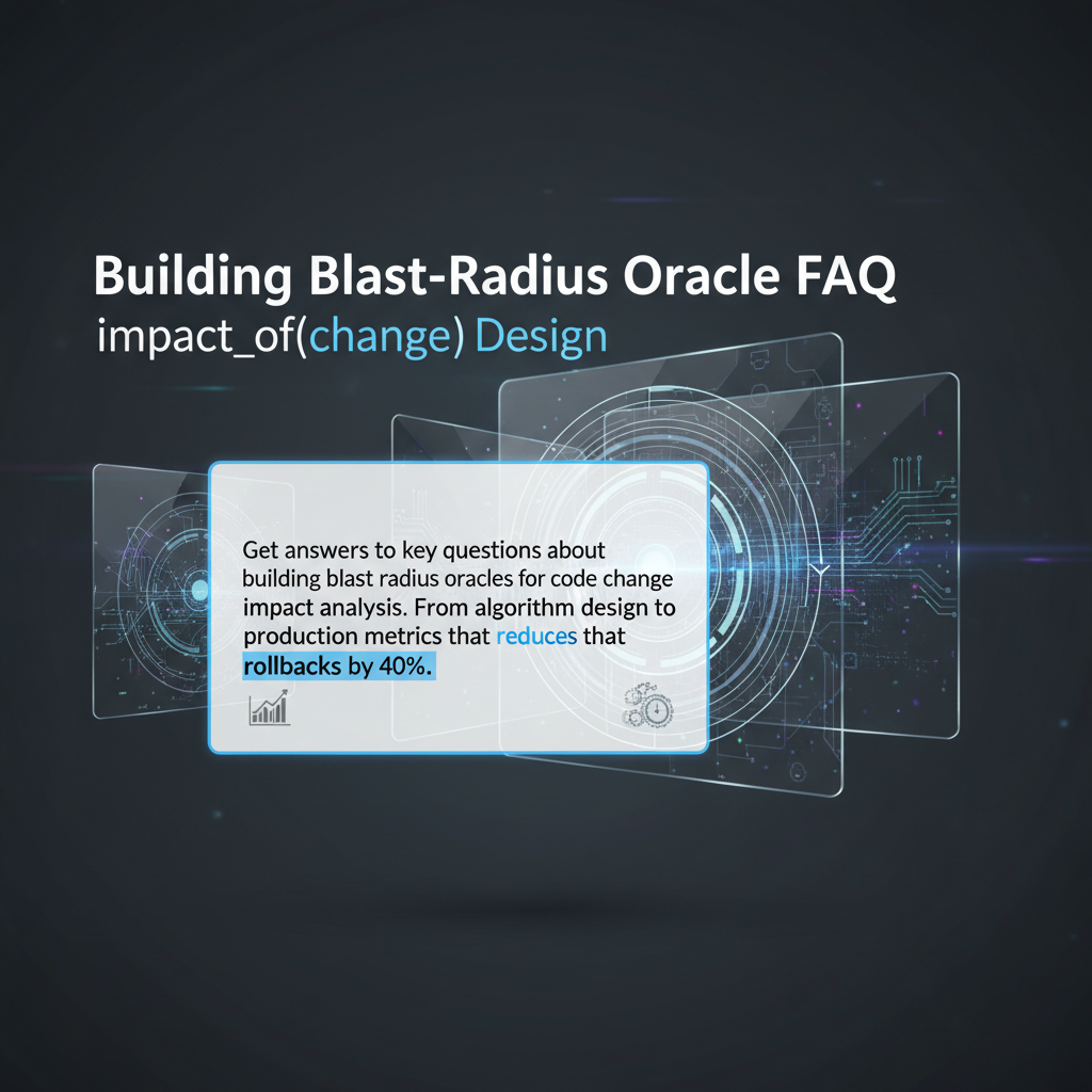Building Blast-Radius Oracle FAQ: impact_of(change) Design