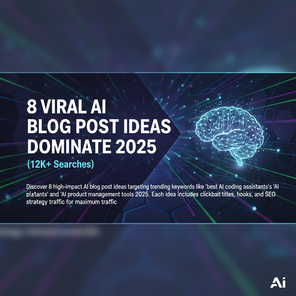 8 Viral AI Blog Post Ideas That Will Dominate 2025 (12K+ Searches)