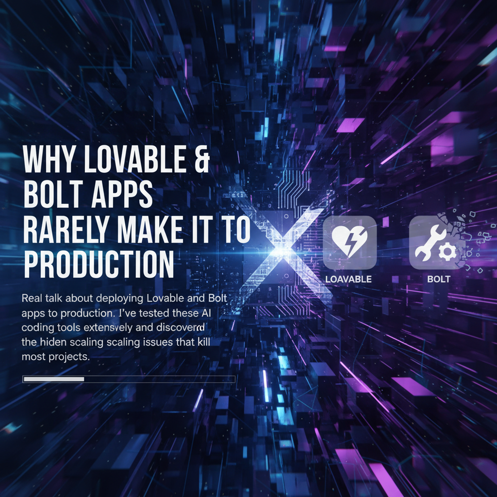 Why Lovable & Bolt Apps Rarely Make It to Production