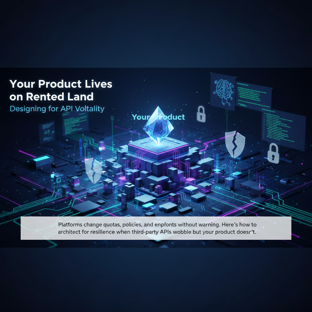 Your Product Lives on Rented Land: Designing for API Volatility