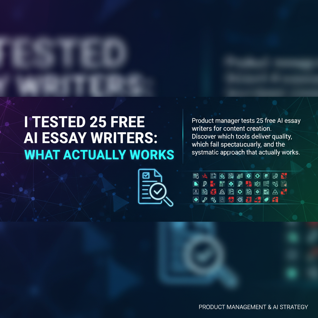 I Tested 25 Free AI Essay Writers: What Actually Works