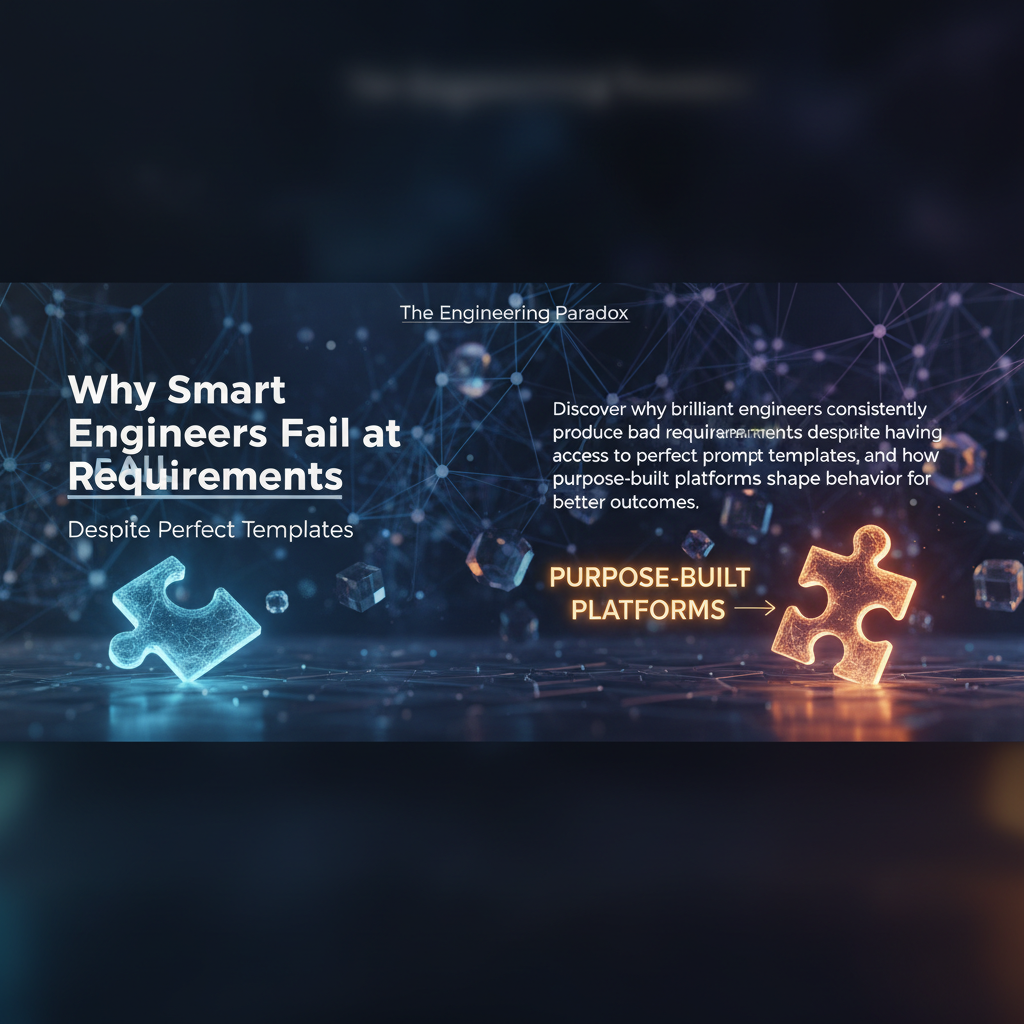 Why Smart Engineers Fail at Requirements Despite Perfect Templates